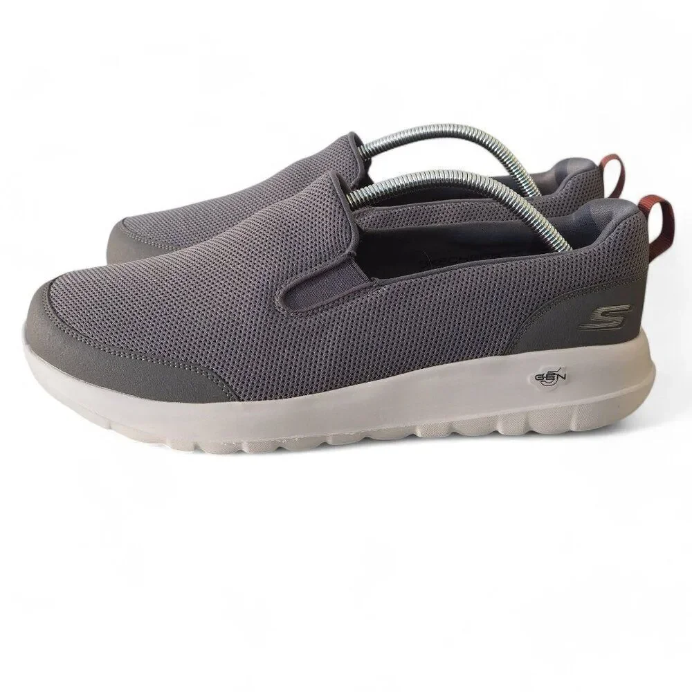Skechers GOwalk Max Clinched Slip-on Comfort Shoes Grey 216010WW‎ Men's 11WW